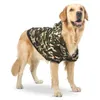 Winter Large Dog Coat Big Clothes Pet Jacket Camo Warm Costume Golden Retriever Labrador Husky s 3XL 7XL T200710