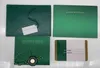 Original Korrekt matchande Green Booklet Papers Säkerhetskort Toppklocka för lådor Broschyrer Gratis Print Anpassad Kort Present