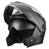 Novo capacete de motocicleta flip helmets homens homens viseira dupla lente dupla motociclista de ciclismo helm casque gleve mask18658755