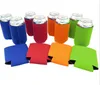 wholesale 330ml Beer Cola Drinkware Handle Drink Can Holders Bag Ice Sleeves Freezer Pop Holders Koozies 12 color