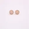 Fashion Flowers Ear Studs Beautiful Sunflower pattern Environmental Protection Material Five Color Optional Suitable for Men And Women