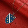 Roestvrijstalen Bosnië en Herzegovina hanger kettingen voor vrouwen Bosna I Hercegovina ketting sieraden