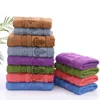 Nouvelles serviettes de bain 100% coton serviette de visage fibre de coton naturel écologique serviette de bain brodée serviette à main 140x70cm 210318