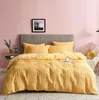 2021 Chic Bedding Sets 3 st Solid Bed Suit Qulit Cover Designer Sängkläder Supplies 7 Färger I lager