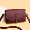 100% Prawdziwej Skóry Wołowej Wielowarstwowe Kobiety Worki Messenger Torby Miękkie Kobiety Crossbody Torba Designer Kobiety Jakość Ramię Kobiet Torba