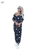 Summer Women Tops And Pants Two Piece Set Tracksuit Women Print Matching Sets LIIP 2 Piece Sets Womens Outfits 3315 T200603