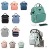 Large Fashion Mommy Organizer Diaper Bag Multi-Function Waterproof Travel Backpack With Usb Interface For Baby Stroller 201120