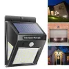 Illuminazione di sicurezza solare Sensore di movimento COB SMD 30LEDs 40LEDs 60COB Percorso impermeabile Emergenza Esterna Luminosa a 3 lati per giardino