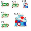 Christmas Quarantine Ornaments Customized Gift Survivor Family Hang Decoration Snowman Pendant With Face Mask Hand Sanitizer Xmas WQ33-WLL