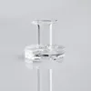 32oD quartz sculpture spinner capuchon transparent Casquettes de glucides pour 20mm 25mm 30mm TOP TOP TOP DE QUARTZ BANGER NAILS HUILE RIGS BONGS D'ALIMENTATION