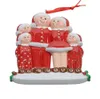 Bezpłatna personalizacja - Pajama Rodzina 5 Ornament Spersonalizowany Choinki Decoration Christmas Creative Prezent 201130