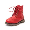 Autumn Winter Fashion Girls Boots Shoes Casual Comfortable Inner Snow For Kids Children's 211227