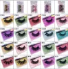 3D Mink Eyelashes 40 Style Natural Extension Long Mink Wash Hand Made False Wimpers Volledige streep wimpers met borstel en Tweelen snel schip