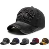 New Distressed Baseball Cap Men Curved Visor Snapback Hat For Women Casquette Femme Letter Embroidery Gorras Bones Masculino J1225