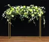 Party-Dekoration, 78,7 cm hoch, goldfarbener Metall-Blumenständer für Hochzeit, Blumenarrangement, Tischdekoration, modern