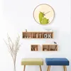 Muurklokken Nordic creatieve moderne glazen klok goud plant hipster grote home decor woonkamer stille keuken reloj