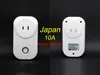 Original 10A Wireless WiFi Smart Socket Power Japan Plug con medidor de potencia Control remoto Alexa Phones APP Control remoto por IOS Android