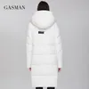 Gasman Women Coats Hooded Down Parka's Winter's Winter Veste Long Warmwear Vestes Femme Fashion Brand Automne 379 201214