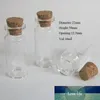 50pcs X 10ml Glass Jars Cork Stopper Ornaments DIY Small Cheap Mini Containers Message Vials Popular Mason Jar Decoration Bottle