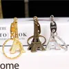 Charms de celular Fashion Vintage Eiffel Tower Keychain Creative Souvenirs Tower Pendant Key Ring Presens Retro Classic Home Decorati4308973