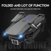 E88 PRO E525 Mini quadcopter drones 4K HD Double/single Camera With Wide Angle Height Hold RC Foldable E525 drons