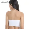 Xianqifen strapless sexy lingerie tube top bh bras for women plus size thinpadded bralette brassiere girl seamless wireless SML LJ200821