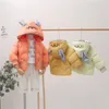 HYLKIDHUOSE Baby Mädchen Jungen Mäntel 2020 Winter Kinder Gepolsterte Jacke Cartoon Outdoor Warme Mit Kapuze Infant Kinder Schnee Oberbekleidung LJ201017