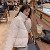 Lievscoats et vestes femmes vente chaude tendance veste bouffante femmes vêtements veste rose courte coréenne parka vêtements d'hiver pour femmes 201201