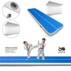 Aangepaste opblaasbare luchtgymnastiek Mat Gymnastics Trackmatten 6x1x0.1m Yoga -vloer voor uw bedrijf