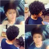 Stock new Capelli veri umani Parrucche corte Bob Pixie cut Parrucche brasiliane Glueless Nessuna parrucca anteriore in pizzo afro-americana5810121