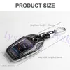 Car Key Case Carbon Fiber Accessories Fit For BMW G30 G11 G12 X3 X4 X5 X7 2019-2020 Remote Key Fob Bag Box Cover Holder Shell