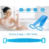 Long Strip Of Silicone Rubbing Towel Bath Rubbings Back Massage Double Head Rubbing Mud Ash Remove Dead Skin XG0441