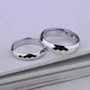 Anéis de casamento Moda Banda de tungstênio branco Shiny Silver Multifaceted Dome 3,5mm/5mm tamanho 4-13 Wynn22