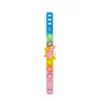 Papillon push bubble bracelet jouets enfants bracelet fidget spinner décompression jouet haute qualité enfants bulles simple fossette bracelet