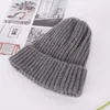 Mode frauen Winter Hüte Stricken Hut Nette Warme Schädel Stretchy Gestrickte Kappen Outdoor Dame Reise Ski Beanie Cap WQ41-WLL