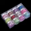 Nail Decoration Shiny Sequins 12 bottles