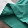 Été Enfants Filles Vêtements Ensembles Fly Sleeve Top + Shorts 2pcs / set Vert Rose Solide Couleur Tenues M4007