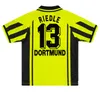 Retro klassische Borussia-Fußballtrikots 1995 96 97 98 99 2000 01 02 03 2011 2012 2013 CHAPUISAT Ricken ZORC ROSICKY MOLLER LEWANDOWSKI REUS Dortmund Retro-Fußballtrikot