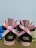 Womens grils baby botas neve vaca dividida em couro genuíno botas de tornozelo preto tan rosa marinho sapatos de flores bota