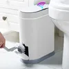 Joybos smart sensor papperskorgen kan elektroniska automatiska badrumsavfall soptunna hushålls toalett vattentät smal söm 211229