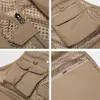 Gilet mimetico estivo maschile tattico militare Gilet da uomo fotografo di grandi dimensioni Gilet senza maniche con molte tasche 201120