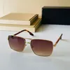 Óculos de sol Square Metal Metal Double Bridge Sunglasses 2022 Alloy Frames Homem Mulheres Marca Design de moda