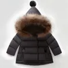 Vêtements d'extérieur de nouvel enfant garçon fille hiver chaude manteau à capuchon enfants vêtements vêtements enfant fille garçon fille chaude épaisse veste