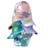 2021 Новый галстук краситель бейсболка Летние мужчины Женщины Trend Lovers красочные шляпа солнце открытый регулируемый отдых