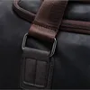 Soft PU Leather Sport Bag Gym Bag Fitness Shoulder Bag Handbag Waterproof Men's Large Capacity Travel Package Tote pack Quality Q0705