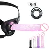 NXY godes 32 cm énorme pénis réaliste harnais à sangle Strapon pour les femmes sangle sur culotte Sex Toy Couples stimulateur Vaginal 220105