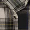 Vårskjorta Kvinnor Plaid Shirt Bomull Långärmad Patchwork Blus för Flickor Casual Koreansk Fashion Streetwear Splice Shirts H1230