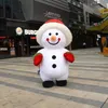 Costumi di carnevale del costume della mascotte di kawaii della festa di Natale del vestito operato dal costume adulto della mascotte del pupazzo di neve gonfiabile alto 3M shippin libero