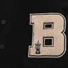 居眠りエデンヒップホップ毛皮のパッチワークカラーブロックジャケットメンズ原宿ストリートウェア爆撃機のジャケット男性野球コートLJ201215