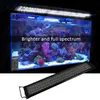 Hot sale 15W 48LED Full Spectrum Aquarium Lights högkvalitativ Sea Coral Lamp 23,6 tum svart (lämplig för 23,6-31,49 tum långa akvarium)